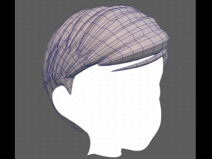 Base Hair for Boy V33 3D Model
