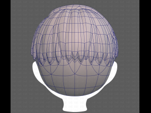 Base Hair for Boy V33 Modèle 3D