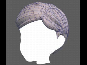 Base Hair for Boy V33 Modèle 3D
