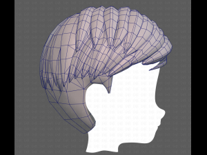 Base Hair for Boy V33 Modèle 3D