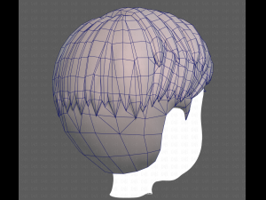 Base Hair for Boy V33 Modèle 3D
