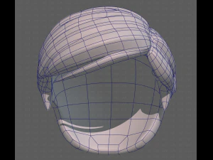 Base Hair for Boy V33 3D Model
