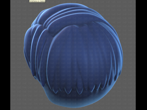 Base Hair for Boy V33 Modèle 3D