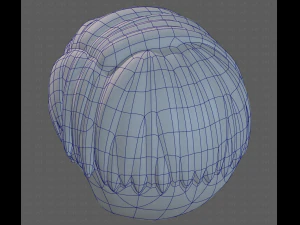 Base Hair for Boy V33 3D Model