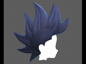 Base Hair for Boy V34 3D Model