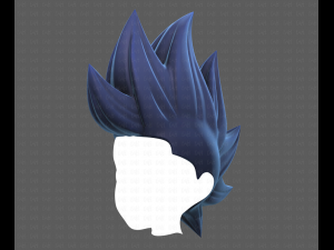 Base Hair for Boy V34 3D Model