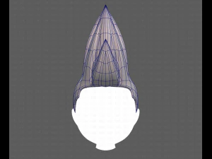 Base Hair for Boy V34 3D Model