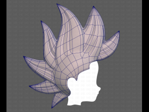 Base Hair for Boy V34 3D Model