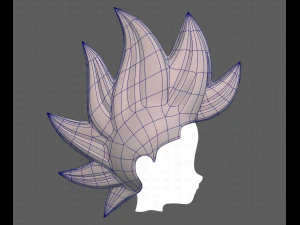 Base Hair for Boy V34 3D Model