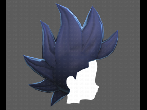Base Hair for Boy V34 3D Model