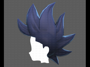 Base Hair for Boy V34 3D Model