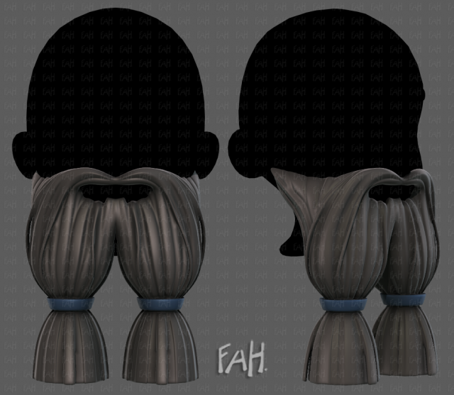 Beard V28 3D-Modell .c4d .max .obj .3ds .fbx .stl .blend 