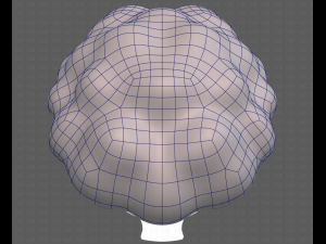 Base Hair for girl V35 Modelo 3D