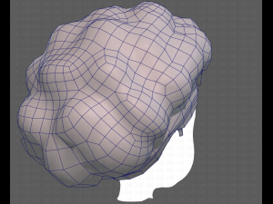 Base Hair for girl V35 Modelo 3D