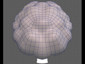 Base Hair for girl V35 Modelo 3D