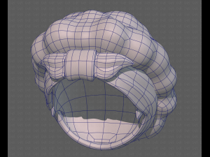 Base Hair for girl V35 Modelo 3D