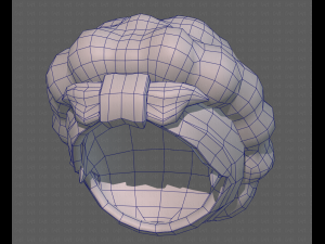 Base Hair for girl V35 Modelo 3D