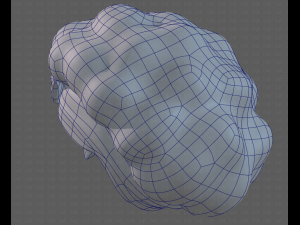Base Hair for girl V35 Modelo 3D