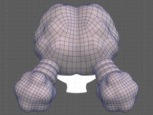 Base Hair for girl V36 Modèle 3D