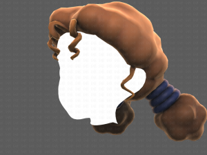 Base Hair for girl V36 Modèle 3D