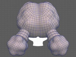 Base Hair for girl V36 Modèle 3D
