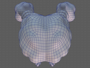 Base Hair for girl V36 Modèle 3D