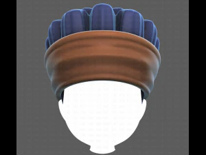 Base Hair for Boy V35 3D Model