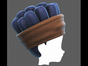 Base Hair for Boy V35 Model 3D