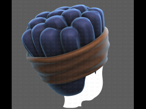 Base Hair for Boy V35 Model 3D