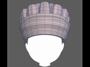 Base Hair for Boy V35 Model 3D