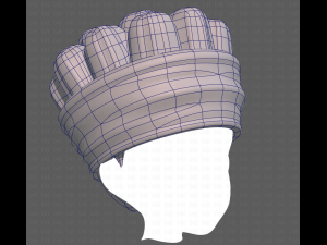 Base Hair for Boy V35 Model 3D