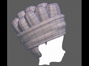 Base Hair for Boy V35 Model 3D