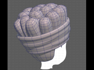 Base Hair for Boy V35 Model 3D