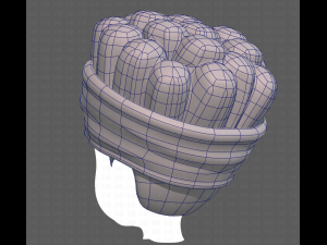 Base Hair for Boy V35 Model 3D