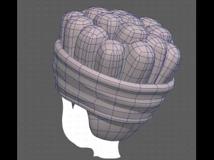 Base Hair for Boy V35 3D Model