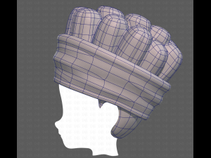 Base Hair for Boy V35 Model 3D