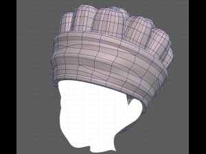Base Hair for Boy V35 Model 3D