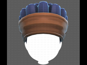 Base Hair for Boy V35 Model 3D