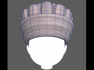 Base Hair for Boy V35 Model 3D