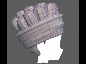 Base Hair for Boy V35 3D Model