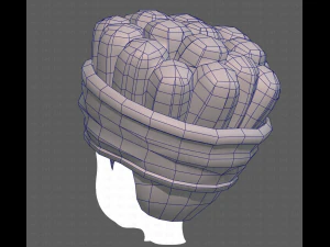 Base Hair for Boy V35 3D Model