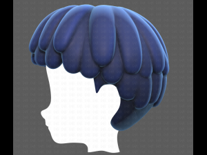 Base Hair for Boy V36 Modelo 3D