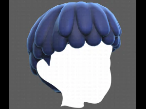Base Hair for Boy V36 3D Model