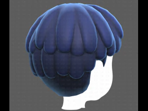 Base Hair for Boy V36 3D Model
