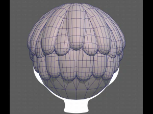 Base Hair for Boy V36 3D Model