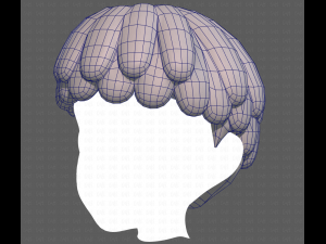 Base Hair for Boy V36 Modelo 3D