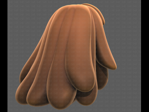 Base Hair for girl V37 3Dモデル