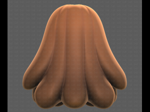 Base Hair for girl V37 3Dモデル