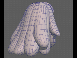 Base Hair for girl V37 3Dモデル