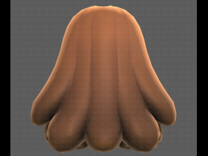 Base Hair for girl V37 3Dモデル